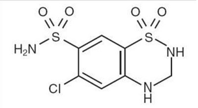 image description - quinapril and hydrochlorothiazide structure 2